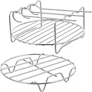 Grill Accessories Set Pcs Air Fryer Steaming Rack Multi-function Cooking Shelf Kitchen Tool Non-slip Pot Rack