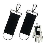 Loop Grabber Keeper | Rotatable Glove Clip with Clip and Keyring | 2X Clip Glove Keeper, Portable Golf Gloves Keeper for Men, Women