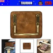 Tourbon Leather Axe Handle Holster Metal Loop Hammer/Hatchet Carrier for Belt