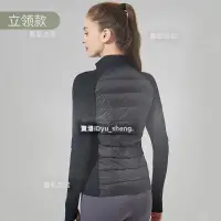 在飛比找蝦皮購物優惠-緊身顯瘦羽絨服女滑雪跑步外穿保暖防風白鵝絨輕薄羽絨服女羽絨外