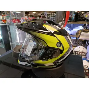 瀧澤部品 日本 SHOEI HORNET ADV 全罩安全帽 越野帽 SOVEREIGN TC-3 黑黃白 多功能鳥帽