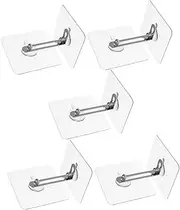JOINPAYA No-Drill Furniture Anchors 5 Sets Baby Proofing Safety Straps for Dressers Bookshelves Cabinets Wardrobes