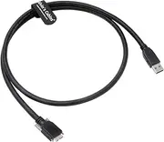 USB 3.0 USB-A to Micro-B Data-Cable for Basler ACE Camera Micro-B Locking-Screws to Type-A Shielded-Cable for Industrial Camera 1M|39.4inches