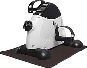 PROIRON Mini Exercise Bike, Portable Under Desk Bike Pedal Exerciser with Free Anti-Slip Mat Adjustable Resistance Knob and LED Screen Display for Home/Office Workout