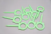 SAS Archery Target Pins For Reinforced Paper Foam Straw Target *Green* (9/Pack)