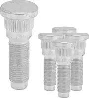 X AUTOHAUX 5 Pcs M12x1.25 Wheel Lug Stud for Jeep Liberty 2003-2007 Front Rear Wheel Stud Bolt Set No.981861/6036123AA Alloy Steel Silver Tone