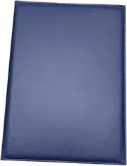 Homoyoyo Blue Leather Certificate Folder Blank Cover for Certificates and Diplomas Protective Case for Home School and Office Use Horizontal Display for Award Presentation