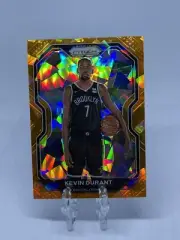 2020-21 Panini Prizm Orange Cracked Ice Kevin Durant