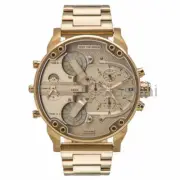 Diesel Original DZ7399 Mr. Daddy 2.0 Gold Stainless Steel Chronograph Watch 57mm