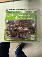 Vintage View Master Disneyland Main Street & Primeval world set sealed NOS