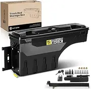 YHTAUTO Truck Bed Storage Tool Box Lockable Replacement for Dodge Dakota 1987-2011 Driver Side Toolbox Stow Up to 33 LBS
