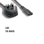 UK 6Ft Power Cord for HP DESKJET INK ADVANTAGE PRINTER 3830 3838 4615 K109 K209