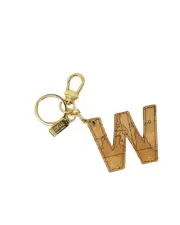 Alviero Martini Prima Classe Letter W Map Keychain Women Beige Rings