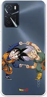 Protective Mobile Phone Case for Oppo A16 - A16s - A54s Official Dragon Ball Goten and Trunks Fusion Transparent to Protect Your Mobile Phone - Oppo Silicone Case with Official Dragon Ball License