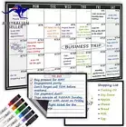 Large Magnetic Dry Erase Whiteboard Monthly Planner for Fridge - Large Monthly