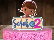 Doc McStuffin Cake Topper, Personalized Cake Topper, Custom Cake Topper