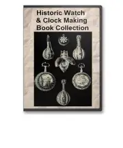 23 Old Watchmaking Watch Clock Making Horology Books on CD - B329