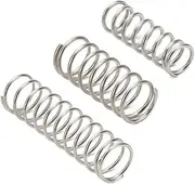 3pcs 0.8mm Wire Diameter Stainless Steel Spring Compressed Springs Pushing Coil Flexible Elastic Pressure Ring 8mm-90mm Length 9mm-12mm OD(25mm,10mm-01)