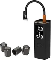 JOWUA Portable Air Compressor for Tesla & Tire Valve Caps ComboAir Compressor