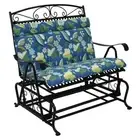 Oudoor Loveseat Glider Cushion (1 Piece Seat and Back) Spun Polyester