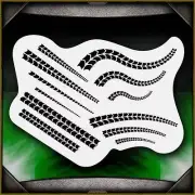 Tentacles Airbrush Stencil Template Paint Airsick