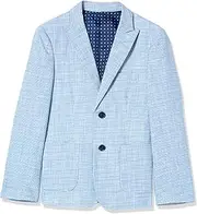 [Isaac Mizrahi] Slim Fit Boy's Mini Houndstooth Blazer