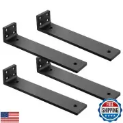 Floating Shelf Brackets 10 inch, Heavy Duty Wall Shelf Brackets 4 Pack for Sh
