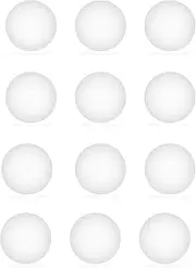 LeFix Pack of 12 Rubber Silicone Feet Dot(Diameter:0.575inch) with Adhesive,Compatible with DELL,Asus,Lenovo,HP Laptop,Computer Case,Keyboard Riser,Appliance Feet,Multiple Purpose(White)