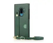 ZY Samsung Galaxy S9 Case with Lanyard - Green