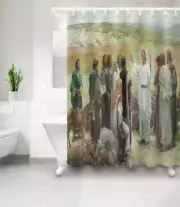 Preach To The Crowd 3D Shower Curtain Waterproof Fabric Bathroom Decoration