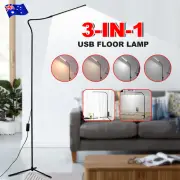 Industrial Floor Lamp Tripod Standing Led Dimmable for Home Living Room Bedroom