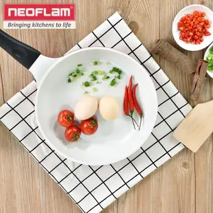 韓國Neoflam陶瓷煎鍋彩色平底不粘鍋牛軋糖炒鍋燃氣電磁爐通用