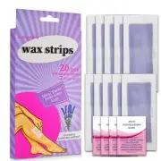 Wax Strips for Hair Removal Facial Hair Removal for Women Ready to Use Waxing...