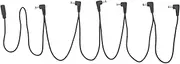 1 to 6 Extension Power Cord Noise Isolation Performance Guitar Effector DC Power Expansion Cable PVC Copper Core