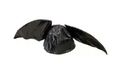SS20 MOSCHINO COUTURE JEREMY SCOTT BLACK BAT WINGS HAT TRICK OR CHIC
