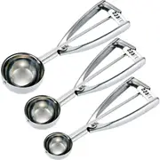 3 pack Stainless steel ice cream spoon fruit scoop