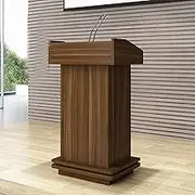 Wooden Podium Stand Professional Lectern Podium, Heavy Duty Lectern Pulpit Desk, Pulpits for Churches, Hostess Stand Reception Standing Desk, Presentation Conference Podium Stand, for Confer