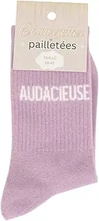 [Felizz] Glitter Socks, Size 6-8, Pink, One Size, pink, One size