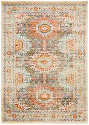 Legacy in Blue and Multi Coloured Rug