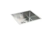 490x440mm Handmade Stainless Steel Undermount / Topmount Kitchen Laundry Sink with Waste