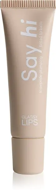 Say Hi Glassy tinted lip balm with peptides color Fuchsia 10 ml