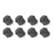 Momentary Game Push Button Switches Game Small Button 23mm/Black/8 Pcs