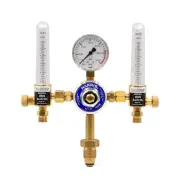 Harris 821 Argon pre set regulator - Vertical Inlet Bottom Entry - MIG TIG