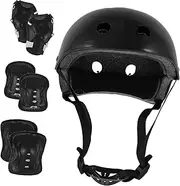 Parliky for Boys and Girls Scooter Kit Includes Helmet Elbow Pads Shin Pads Wrist Guard for Biking