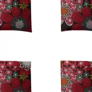 4x Karlstert Reusable 55x40cm Foldaway Pocket Bag Shopping Carry Storage Assort