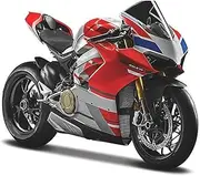 Collection 1/18 Motorcycle Simulation Diecast Model Collection Kids Ducati Panigale V4 S(Boxed)