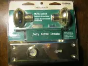 Old Fashioned Interior Mortise Lockset Brass NEW with Skeleton Key