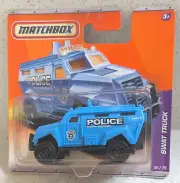 MINT Lesney Matchbox SWAT RIG truck Rare Short Card 2010 Police Riot Vehicle