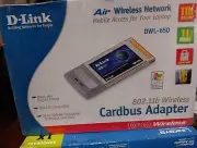 D-Link DWL-650 Wireless CardBus LAN Adapter 802.11lb11Mbps New Sealed
