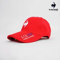 在飛比找momo購物網優惠-【LE COQ SPORTIF 公雞】高爾夫系列 男款紅色減